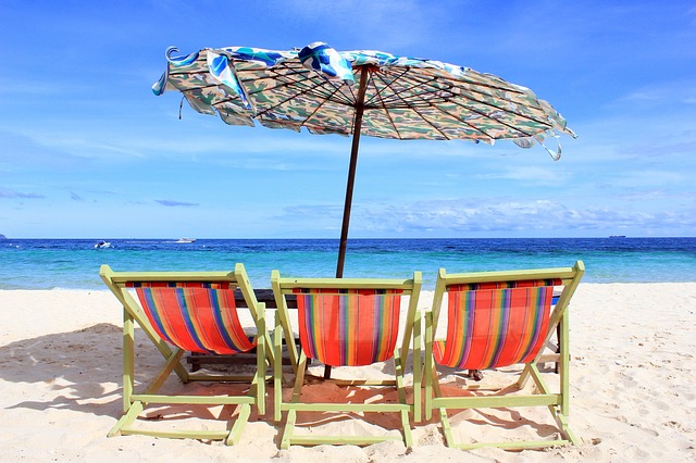 Travel Beach Ocean Sand Chair Relax Vacation Sea